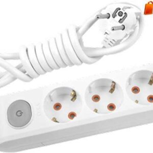 Viko Multi-Let Üçlü Grup Priz Anahtarlı Topraklı 5 Metre Beyaz (Çocuk Korumalı) 90117305